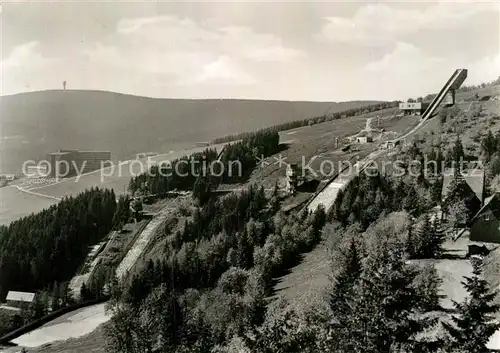 AK / Ansichtskarte Oberwiesenthal Erzgebirge Ski Flugschanze  Kat. Oberwiesenthal