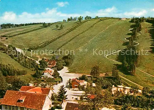 AK / Ansichtskarte St Andreasberg Harz Matthias Schmidt Berg Sommerskipiste Rutschbahn Fliegeraufnahme Kat. Sankt Andreasberg