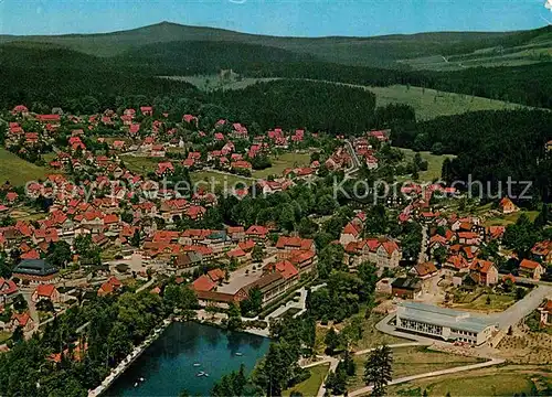 AK / Ansichtskarte Braunlage Hoehenluftkurort Fliegeraufnahme Kat. Braunlage Harz