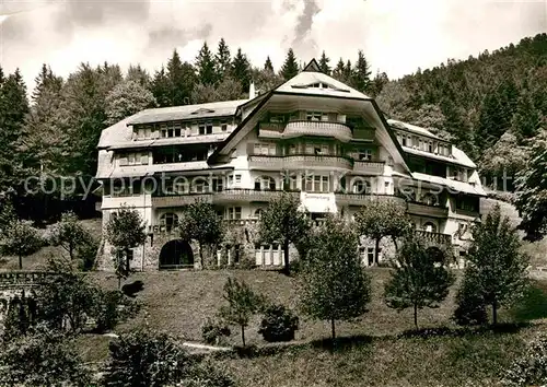 AK / Ansichtskarte Bad Rippoldsau Schwarzwald Sommerberg Hotel Kat. Bad Rippoldsau Schapbach