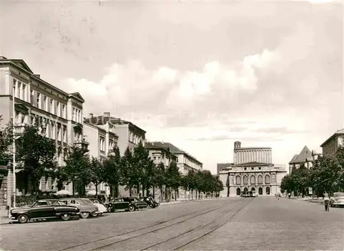 AK / Ansichtskarte Augsburg Fuggerstrasse Stadttheater Kat. Augsburg