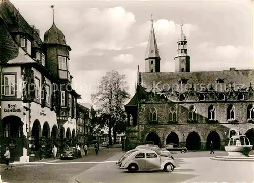 AK / Ansichtskarte Goslar Rathaus mit Kaiser Worth Kat. Goslar