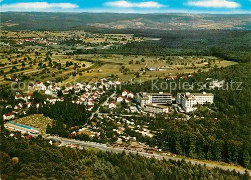 AK / Ansichtskarte Langensteinbach Karlsbad Fliegeraufnahme Kat. Karlsbad