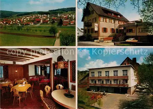 AK / Ansichtskarte Krumbach Odenwald Gasthof Pension zum Engel Kat. Fuerth