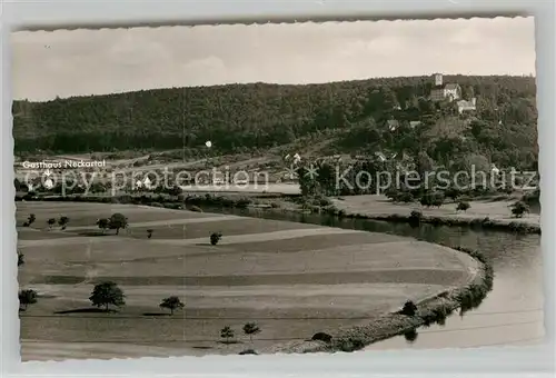 AK / Ansichtskarte Neckarmuehlbach Panorama Burg Gasthaus Neckartal Kat. Hassmersheim