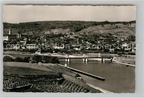 AK / Ansichtskarte Gundelsheim Neckar Panorama Schloss Horneck Kraftwerk