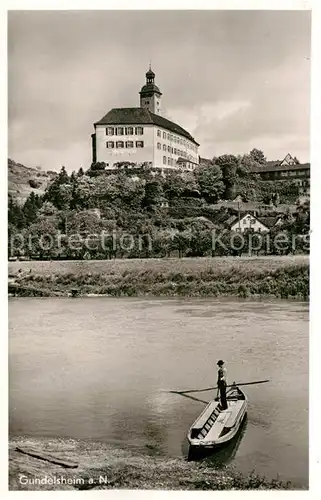 AK / Ansichtskarte Gundelsheim Neckar Schloss Horneck