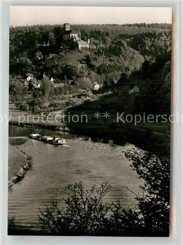 AK / Ansichtskarte Neckarmuehlbach Burg Guttenberg Kat. Hassmersheim