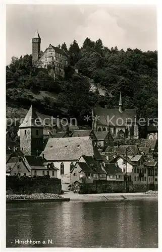 AK / Ansichtskarte Hirschhorn Neckar Teilansicht Burg Kat. Hirschhorn (Neckar)