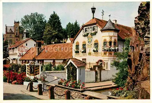 AK / Ansichtskarte Koenigstein Taunus Klostergut Rettershof mit Kaffee zum froehlichen Landmann Reitschule Sprachschule Kat. Koenigstein im Taunus