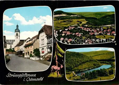 AK / Ansichtskarte Struempfelbrunn Kirche Teilansicht Stausee Kat. Waldbrunn