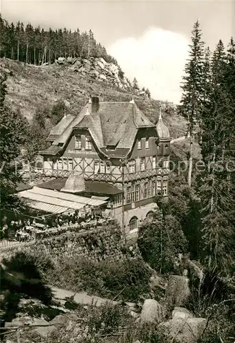 AK / Ansichtskarte Wernigerode Harz Restaurant Steinerne Renne Kat. Wernigerode