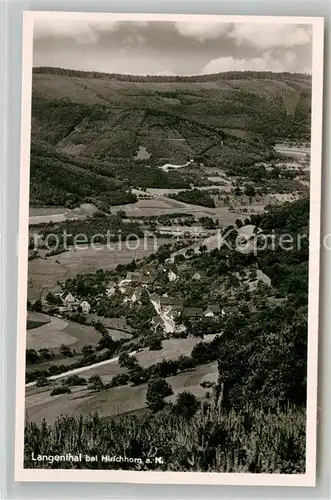 AK / Ansichtskarte Langenthal Odenwald Fliegeraufnahme Kat. Hirschhorn (Neckar)