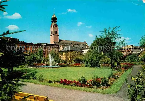 AK / Ansichtskarte Rosenheim Bayern Riedergarten St. Nikolauskirche Kat. Rosenheim