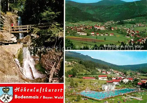 AK / Ansichtskarte Bodenmais Arberg Hochfall Schwimmbad  Kat. Bodenmais