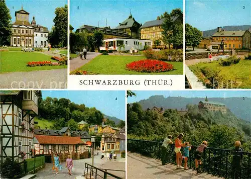 AK / Ansichtskarte Schwarzburg Thueringer Wald Kaisersaalgebaeude Max Reimann Platz Erholungsheim Karl Marx Schloss  Kat. Schwarzburg