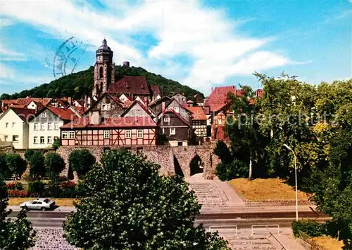 AK / Ansichtskarte Homberg Efze Alte Stadtmauer Schlossberg  Kat. Homberg (Efze)