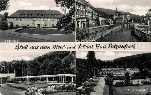 AK / Ansichtskarte Bad Salzdetfurth Badehaus An der Lamme Neue Wandelhalle Schwimmbad Kat. Bad Salzdetfurth