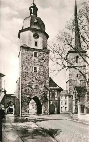 AK / Ansichtskarte Arnstadt Ilm Riedturm und Jakobsturm Kat. Arnstadt