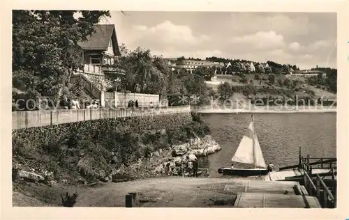 AK / Ansichtskarte Saalburg Saale Strandweg Kat. Saalburg Ebersdorf