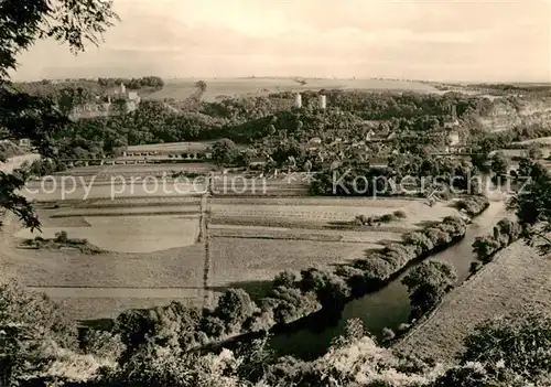 AK / Ansichtskarte Bad Koesen Rudelsburg Burg Saaleck  Kat. Bad Koesen