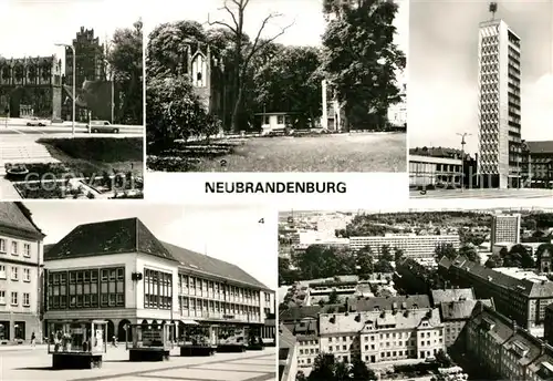 AK / Ansichtskarte Neubrandenburg Treptower Tor Centrum Warenhaus Hochhaus  Kat. Neubrandenburg