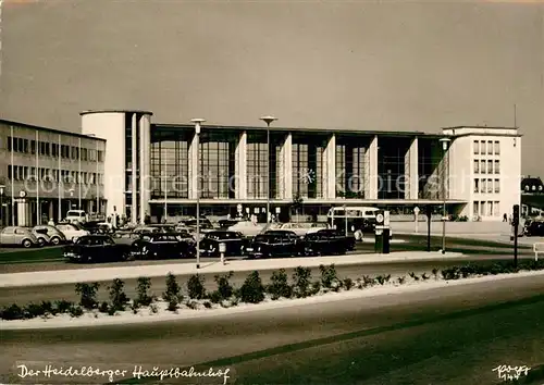 AK / Ansichtskarte Heidelberg Neckar Hauptbahnhof Foto Popp Nr. 144 Kat. Heidelberg