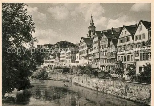 AK / Ansichtskarte Tuebingen Blick von der Eberhardbruecke  Kat. Tuebingen