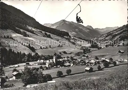 AK / Ansichtskarte Saalbach Hinterglemm Sessellift Kat. Saalbach Hinterglemm