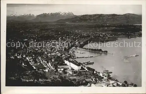 AK / Ansichtskarte Bregenz Vorarlberg Teilansicht Hafen Kat. Bregenz