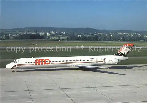 AK / Ansichtskarte Flugzeuge Zivil AMC Airlines McDDouglas MD 90 30ER SU BMQ cn 53576 Kat. Airplanes Avions