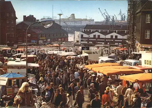 AK / Ansichtskarte Hamburg Altona Fischmarkt Kat. Hamburg