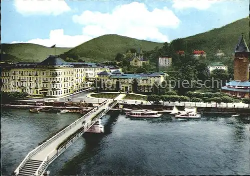 AK / Ansichtskarte Bad Ems Brueckenpartie Kurmittelhaus und Roemerbad Kat. Bad Ems