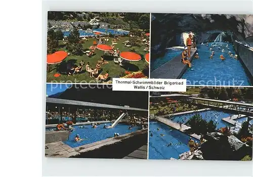 AK / Ansichtskarte Brigerbad Thermal Schwimmbad  Kat. Brigerbad