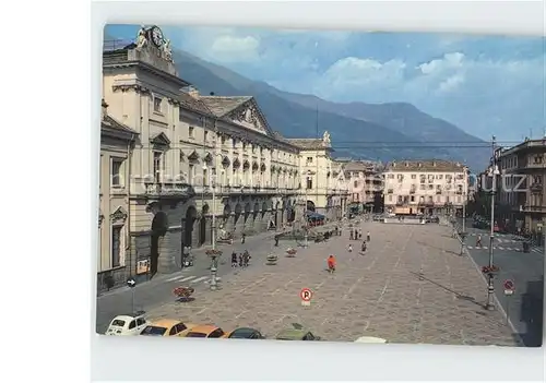 AK / Ansichtskarte Aosta Piazza E. Chanoux Municipio  Kat. Aosta