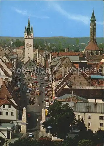 AK / Ansichtskarte Straubing Gasthof Kirche Kat. Straubing