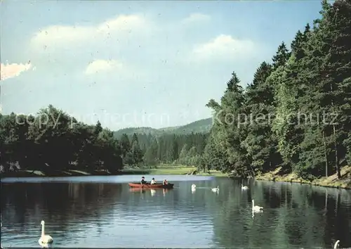 AK / Ansichtskarte Bad Sachsa Harz Schmelzteich Kat. Bad Sachsa