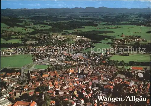 AK / Ansichtskarte Wangen Allgaeu Fliegeraufnahme Kat. Wangen im Allgaeu