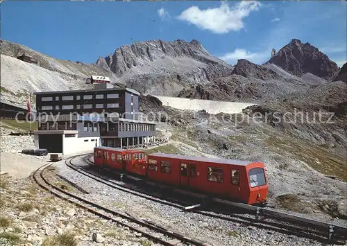 AK / Ansichtskarte Reisseck Kaernten Reisseckbahn mit Berghotel Reisseck Kat. Reisseck