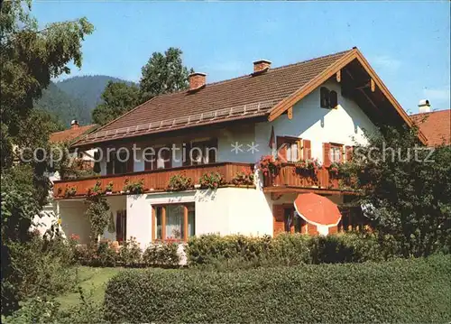 AK / Ansichtskarte Ruhpolding Haus Steinbacher  Kat. Ruhpolding