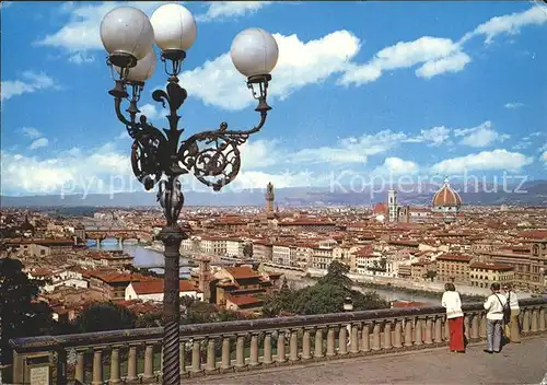 AK / Ansichtskarte Firenze Toscana Panorama dal Piazzale Michelangelo Kat. Firenze