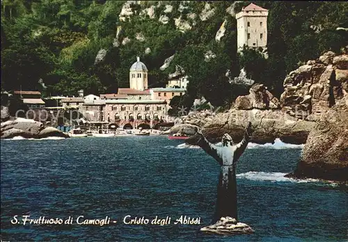 AK / Ansichtskarte San Fruttuoso di Camogli Cristo degli Abissi Abtei Kloster Bucht