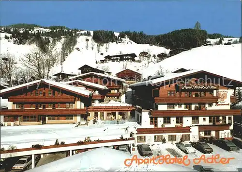 AK / Ansichtskarte Hinterglemm Saalbach Apart Hotel Adler