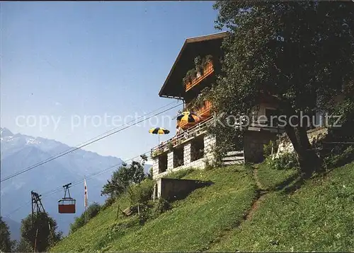 AK / Ansichtskarte Bramberg Wildkogel Jausenstation Birklstein Seilbahn Kat. Bramberg am Wildkogel