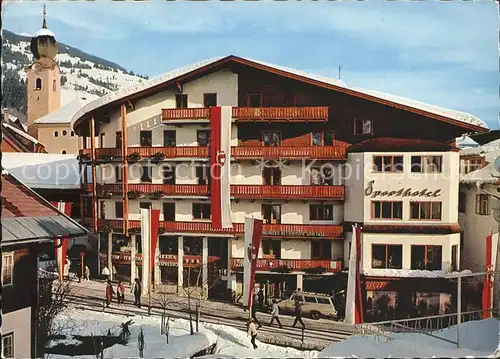 AK / Ansichtskarte Saalbach Hinterglemm Sporthotel Saalbach Kat. Saalbach Hinterglemm