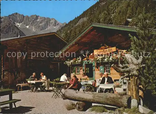 AK / Ansichtskarte Ginzling Jausenstation Tristenbachalm in der Floite Kat. Mayrhofen