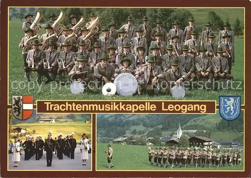 AK / Ansichtskarte Leogang Trachtenmusikkapelle Details Kat. Leogang