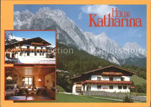 AK / Ansichtskarte Leogang Haus Katharina Gastraum Kat. Leogang