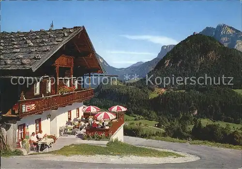 AK / Ansichtskarte Lofer Jausenstation Krepper Terrasse Kat. Lofer