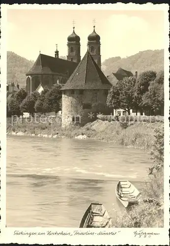 AK / Ansichtskarte Foto Gutermann Nr. 550 Saeckingen am Hochrhein Fridolins Muenster Kat. Loerrach